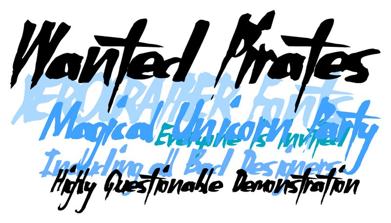 WantedPirates Carattere