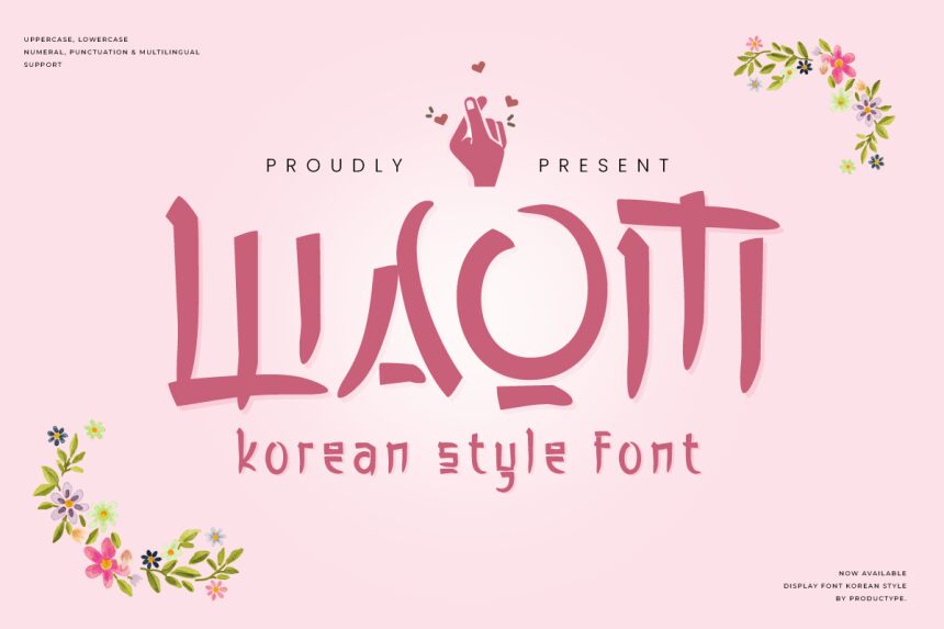 WAOM Schriftart