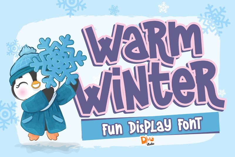 Warm Winter Шрифт