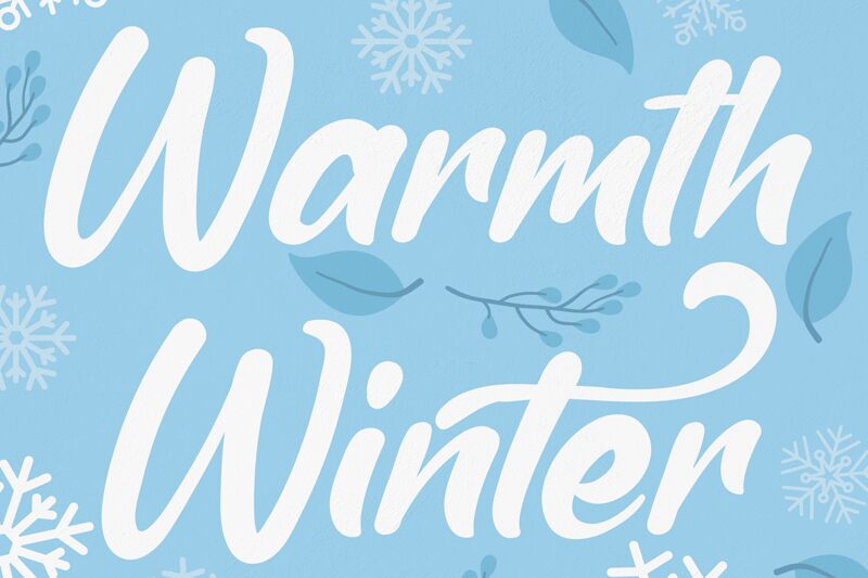 Warmth Winter Czcionka