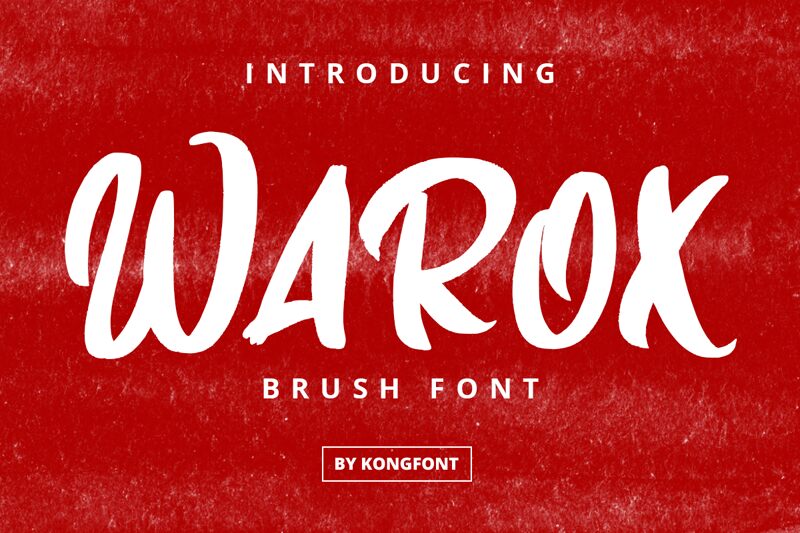 Warox Schriftart