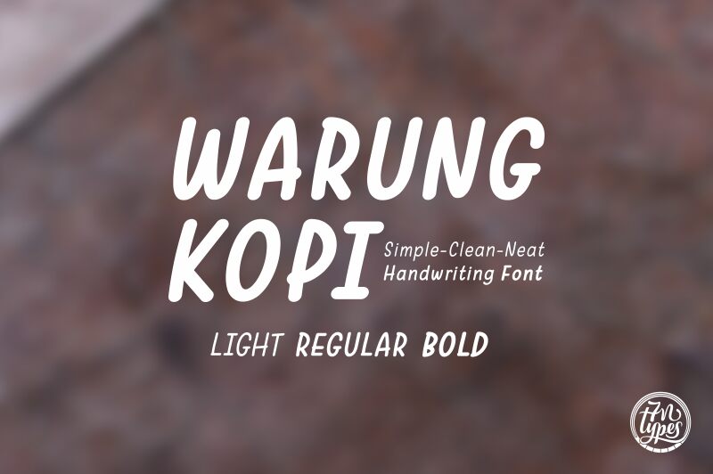 Warung Kopi フォント