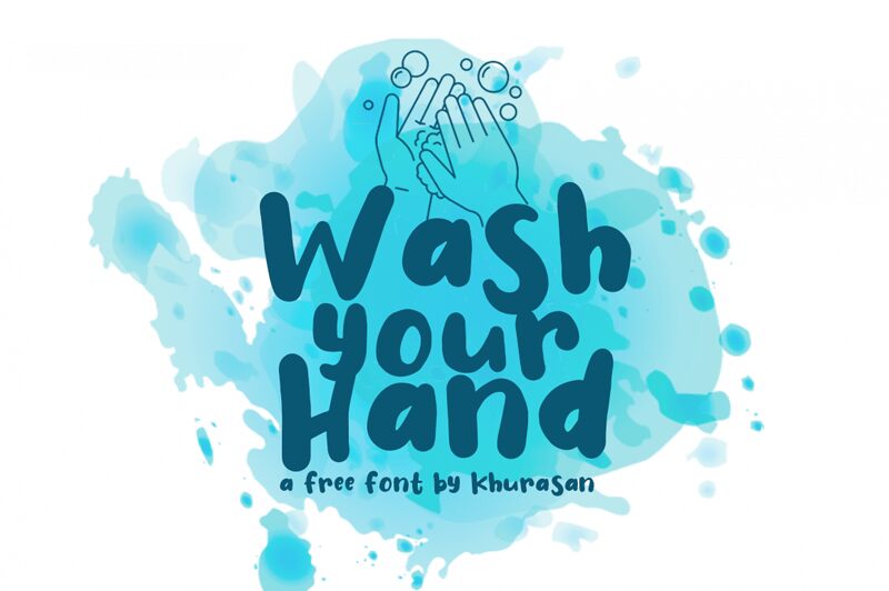 Wash Your Hand Schriftart