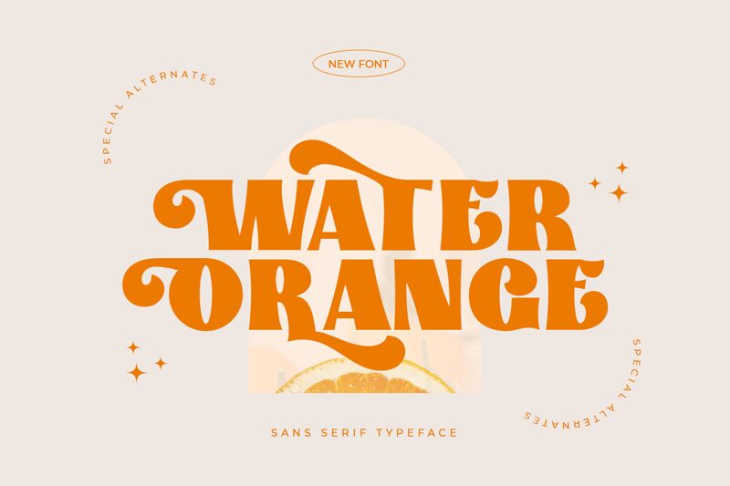 Water Orange Carattere