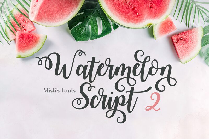 Stylish Calligraphy Font, Misti's Fonts