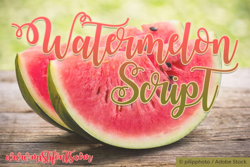Watermelon Script Czcionka