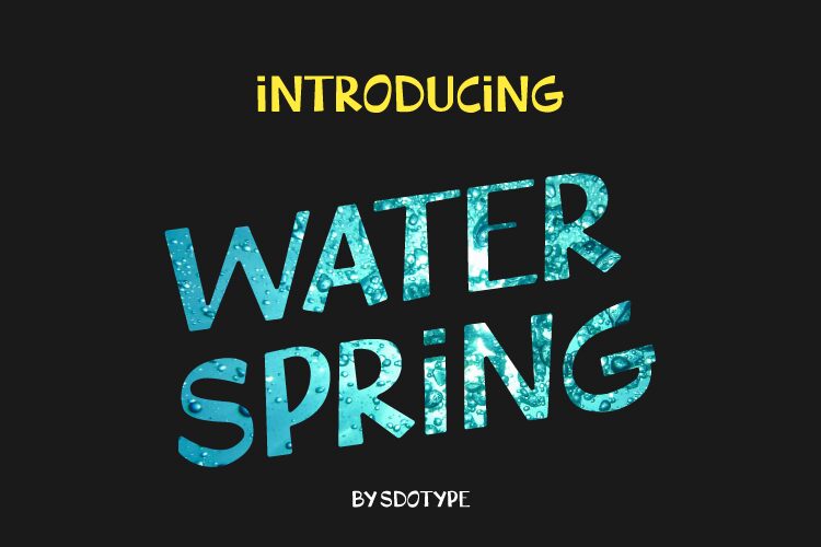 WATERSPRING Font