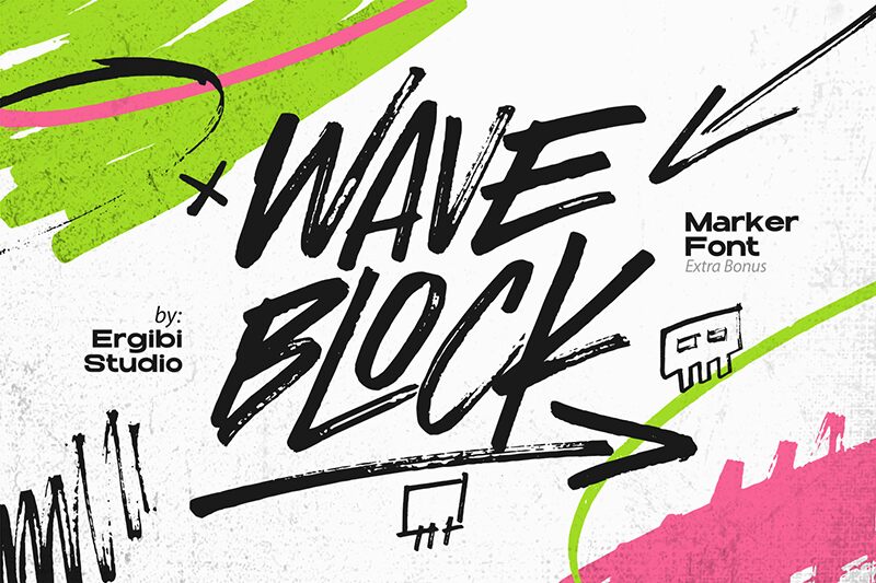 WAVE BLOCK Carattere