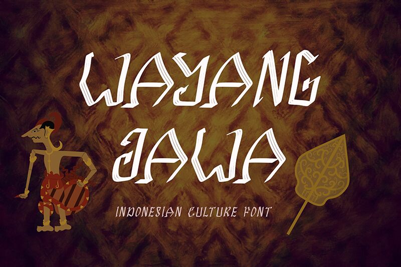 Wayang Jawa Czcionka