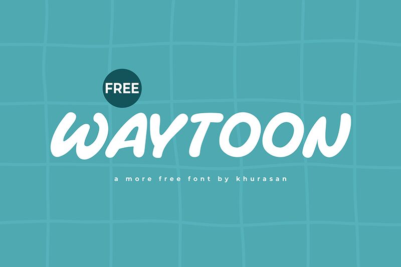 Waytoon Schriftart