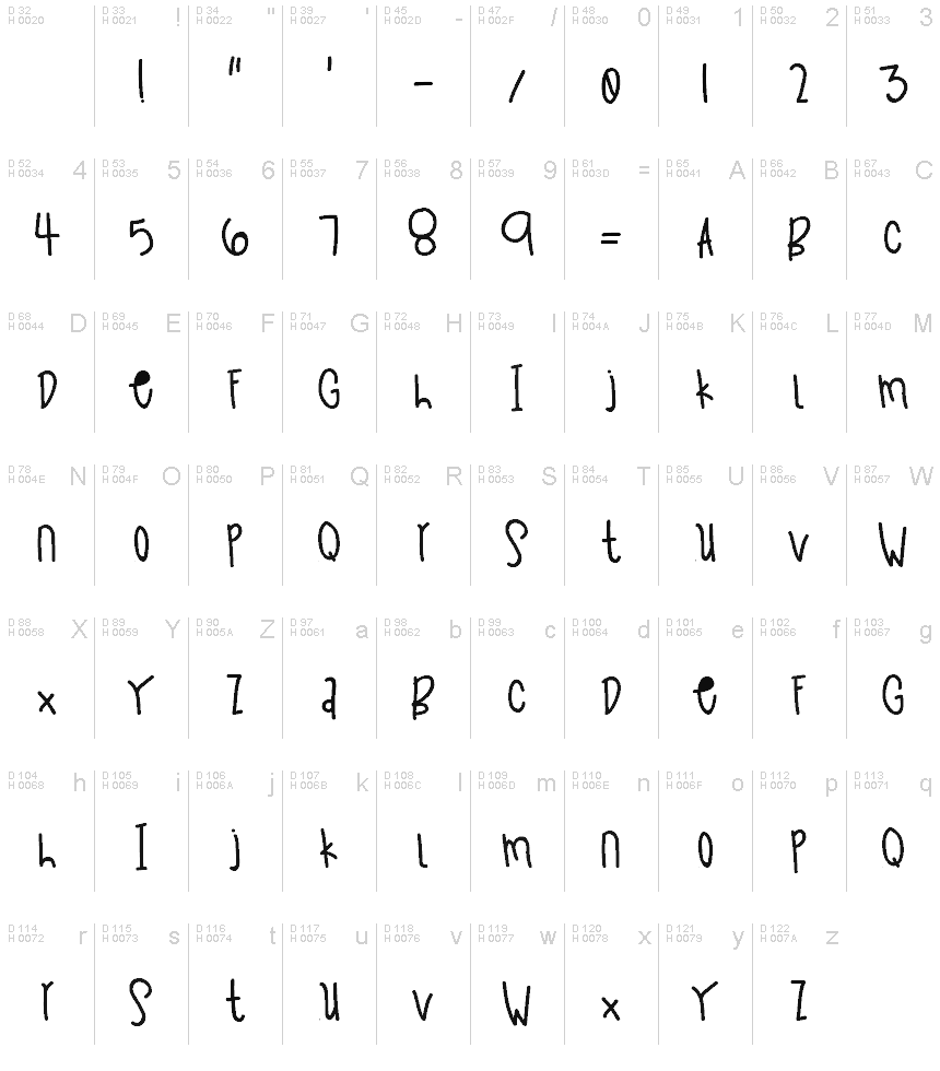 Waffle-regular Font 