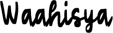 Waahisya carattere