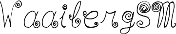 Preview of the WaaibergSM font