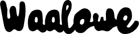 Preview of the Waalowe font