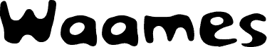 Preview of the Waames font