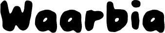 Waarbia fonte