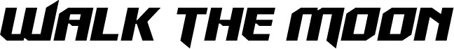 Podgląd czcionki Walk The Moon Expanded Italic