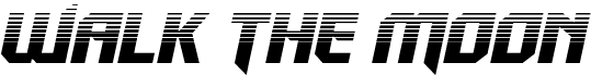 Podgląd czcionki Walk The Moon Halftone Italic