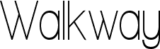 Walkway Condensed SemiBold