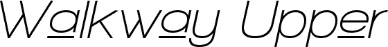Walkway Upper Oblique SemiBold