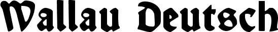 Wallau Deutsch Bold