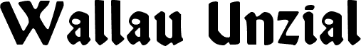 Wallau Unzial Bold
