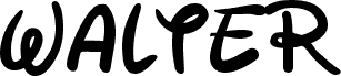 Preview of the Walter font