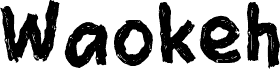 Preview of the Waokeh font