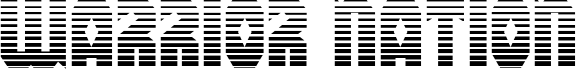 Preview of the Warrior Nation Gradient font
