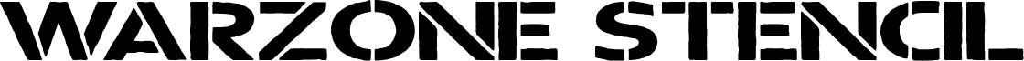 Warzone Stencil