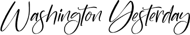 Washington Yesterday Italic