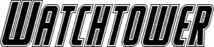 Watchtower Academy Italic