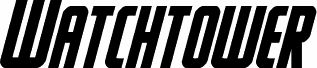 Watchtower Bold Italic