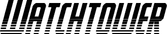 Watchtower Halftone Italic