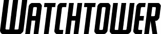 Watchtower Semi-Italic