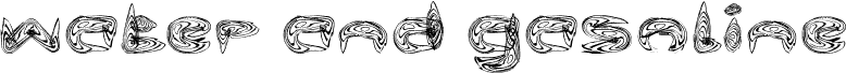 Vorschau der Schriftart water and gasoline
