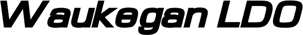 Waukegan LDO Extended Black Oblique