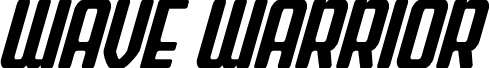 Wave Warrior Condensed Italic