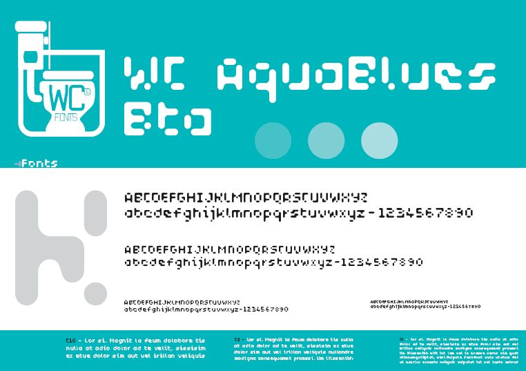 WC_AquaBlues_Bta الخط