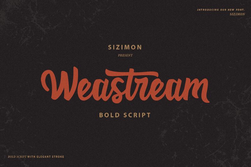 Weastream Czcionka