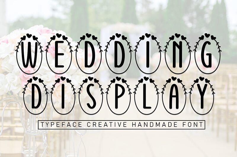 Wedding Display Font
