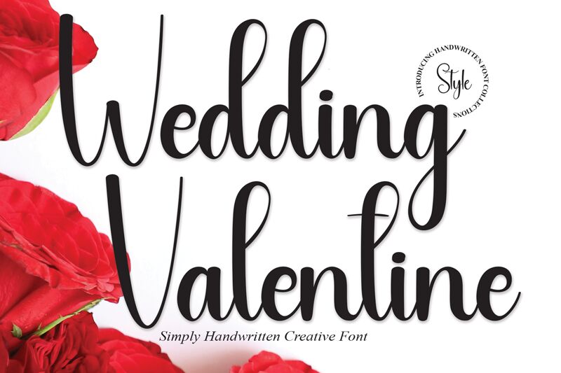 Wedding Valentine Font