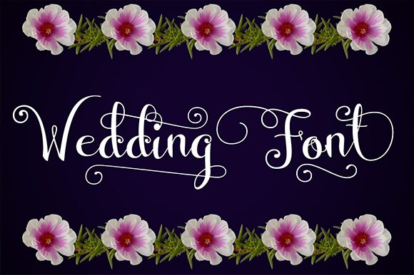 Wedding Font Czcionka