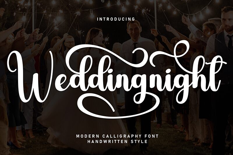 Weddingnight Czcionka