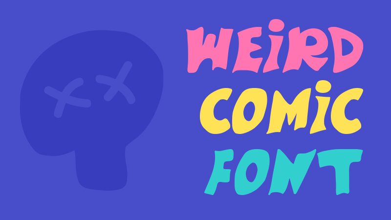 Weird Comic Carattere