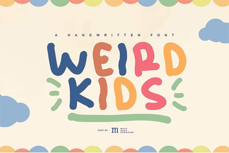Weird Kids Schriftart