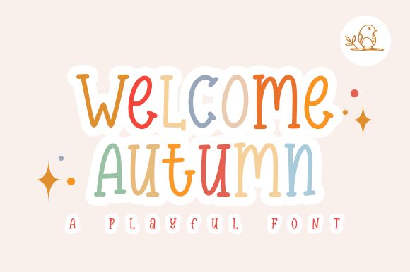 Welcome Autumn Schriftart