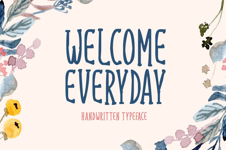 Welcome Everyday Font