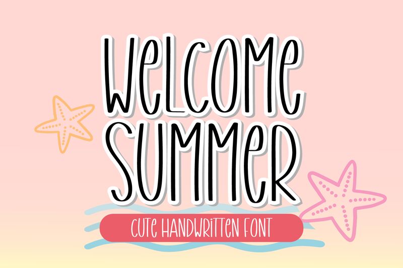Welcome Summer Font