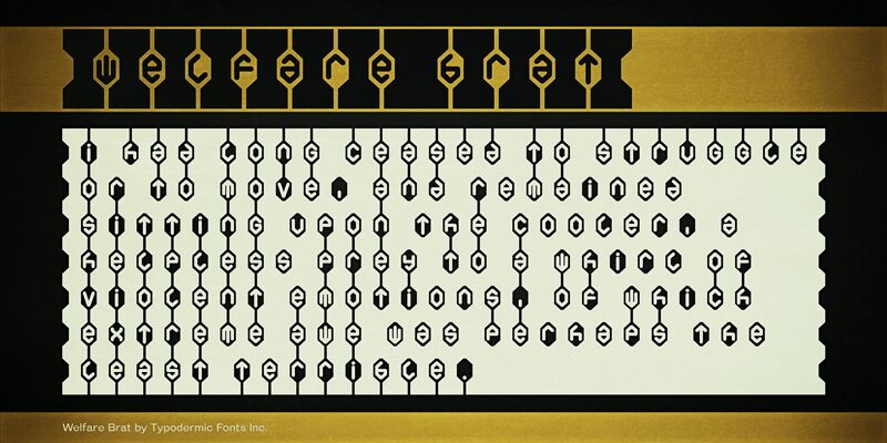 Welfare Brat Czcionka